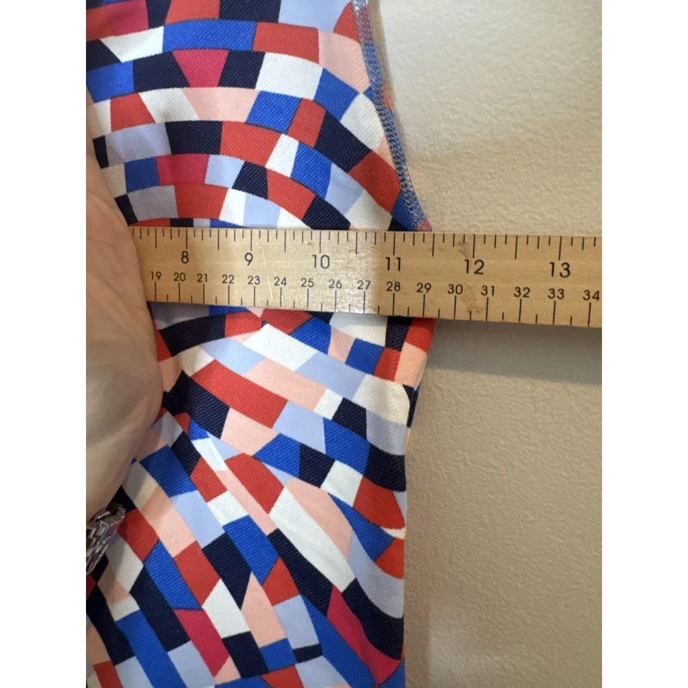 Lululemon Leggings Womens 2 Multicolor Geometric High Rise Ankle Yoga Pants